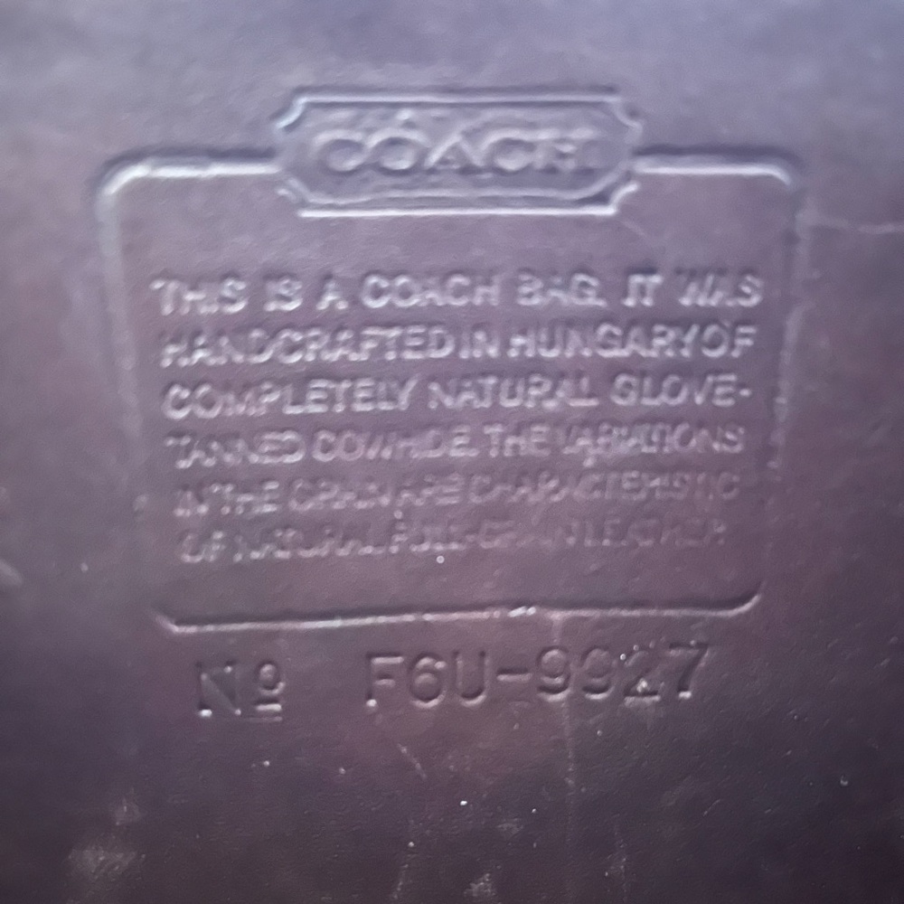 Vintage Coach Willis Top Leather Satchel - Picture 13 of 13